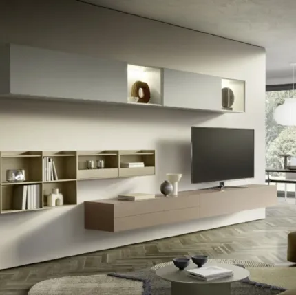 Domino 03 wall unit by Sangiacomo