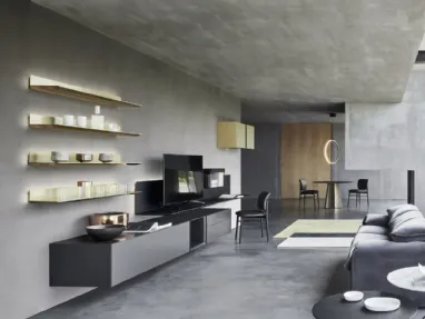 Wall Unit Domino-06 by Sangiacomo