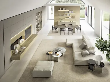Domino Boiserie 02 wall unit by Sangiacomo.