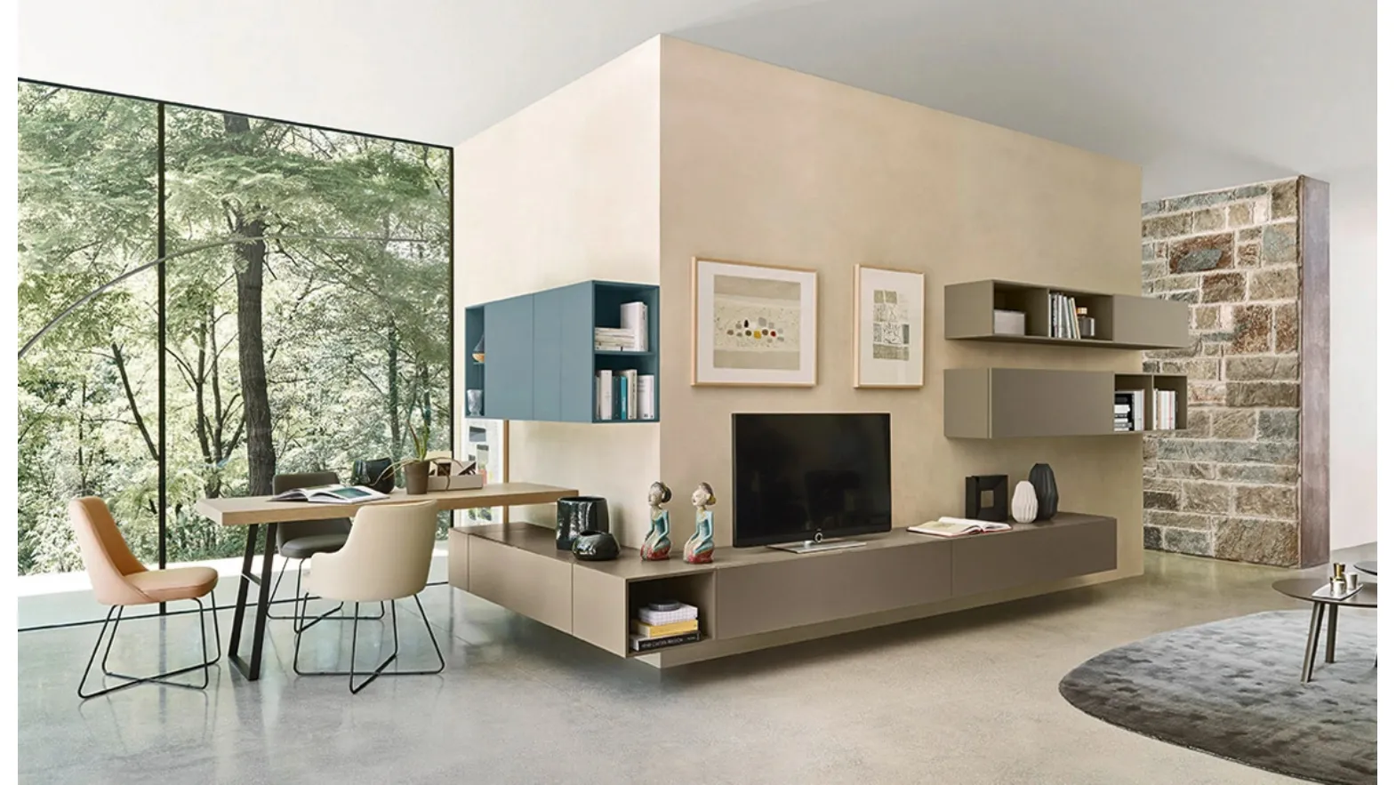 Lampo 003 wall unit by Sangiacomo