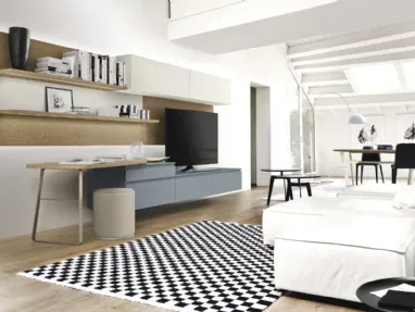 Lampo 004 Lacquered Wall Unit by Sangiacomo.