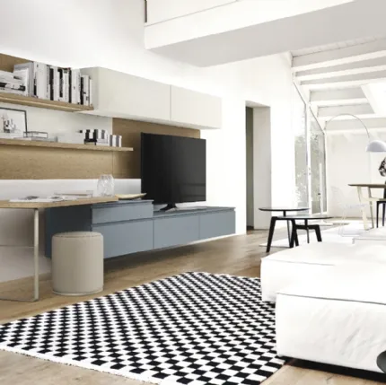 Lampo 004 Lacquered Wall Unit by Sangiacomo.