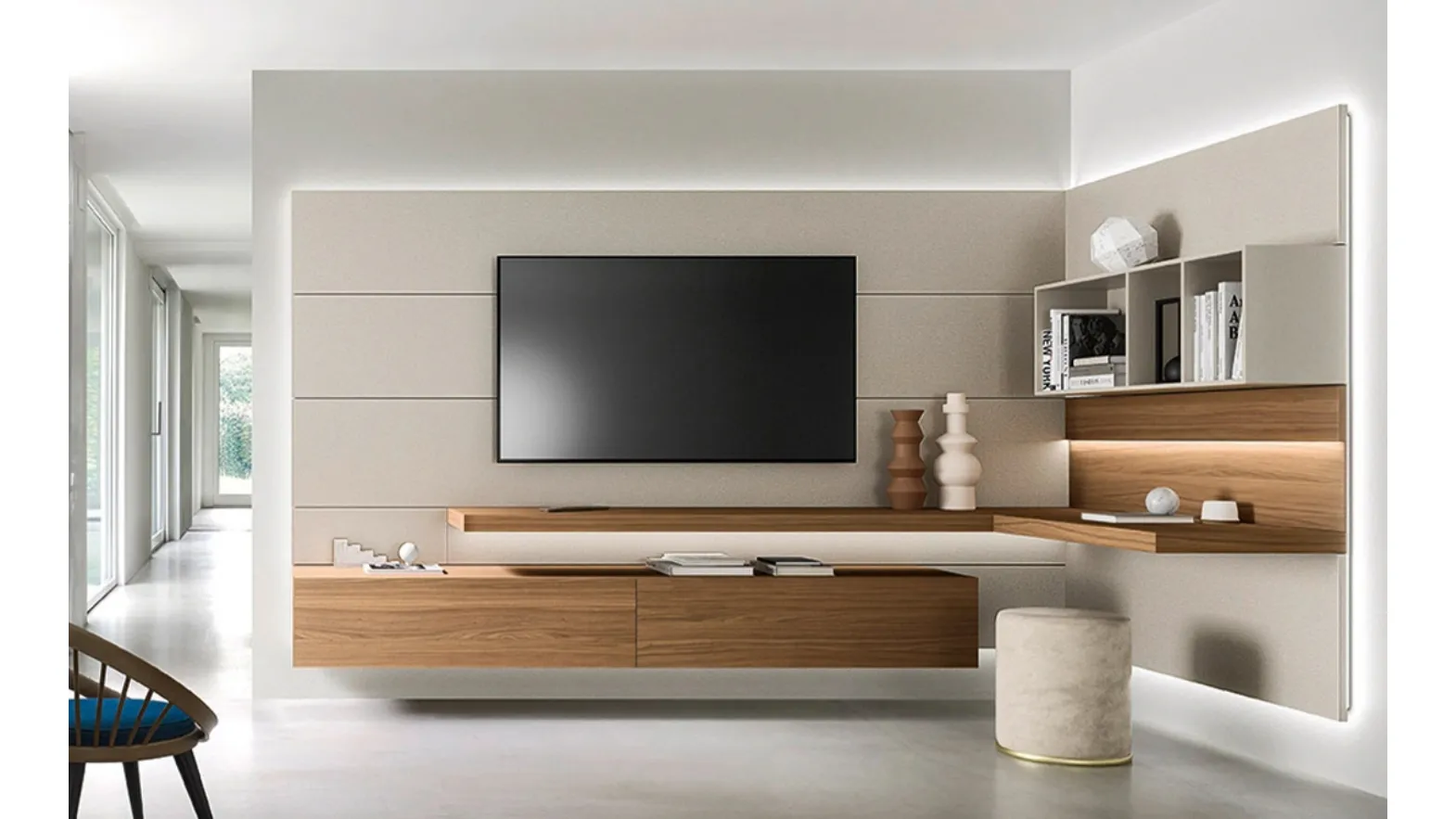 Wall Unit Lampo 014 by Sangiacomo