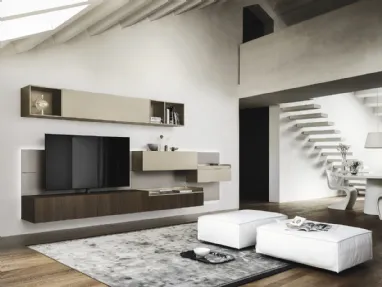 Lampo 016 wall unit by Sangiacomo.