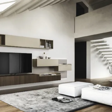 Lampo 016 wall unit by Sangiacomo.