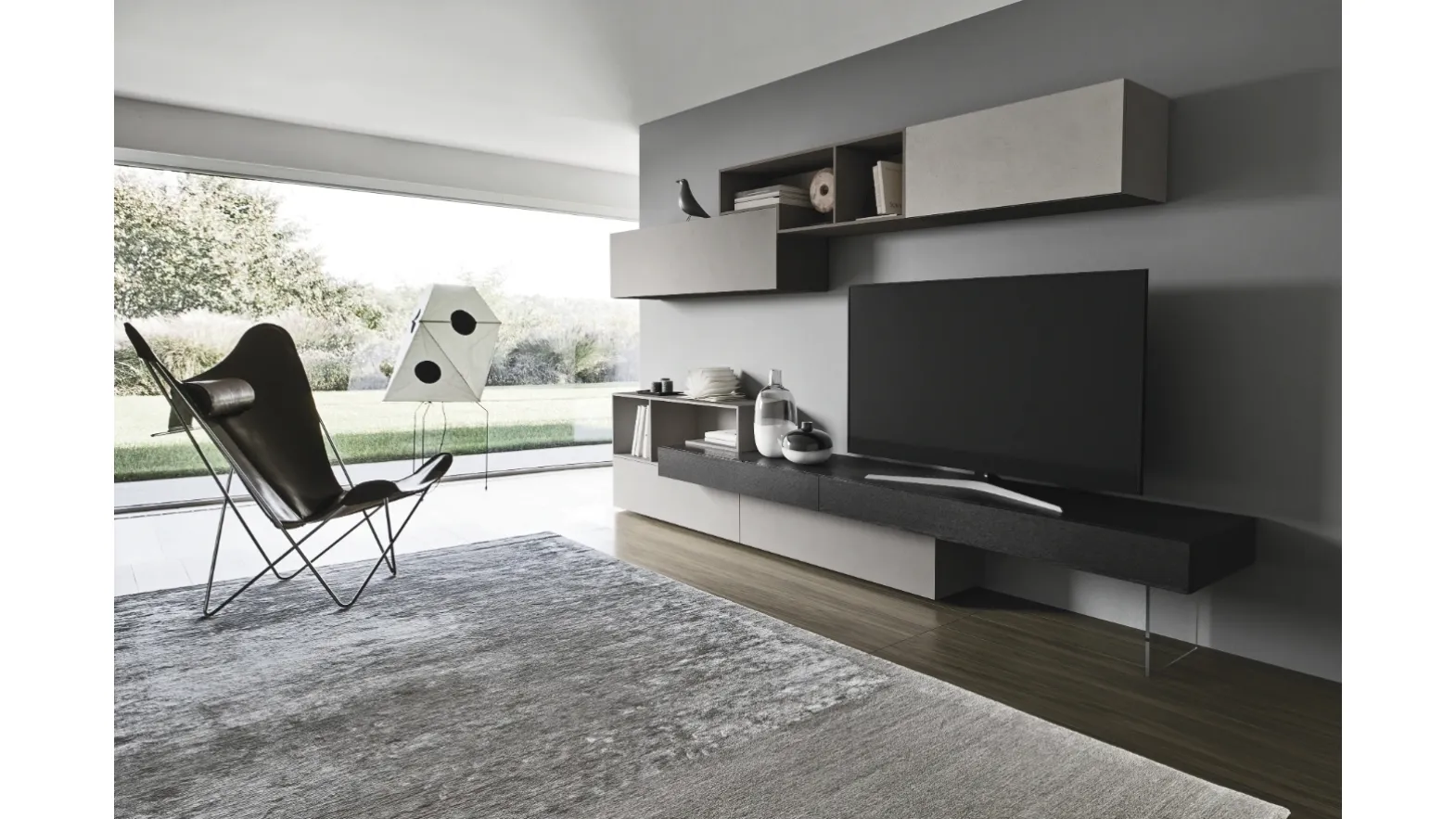 Lampo 029 wall unit by Sangiacomo