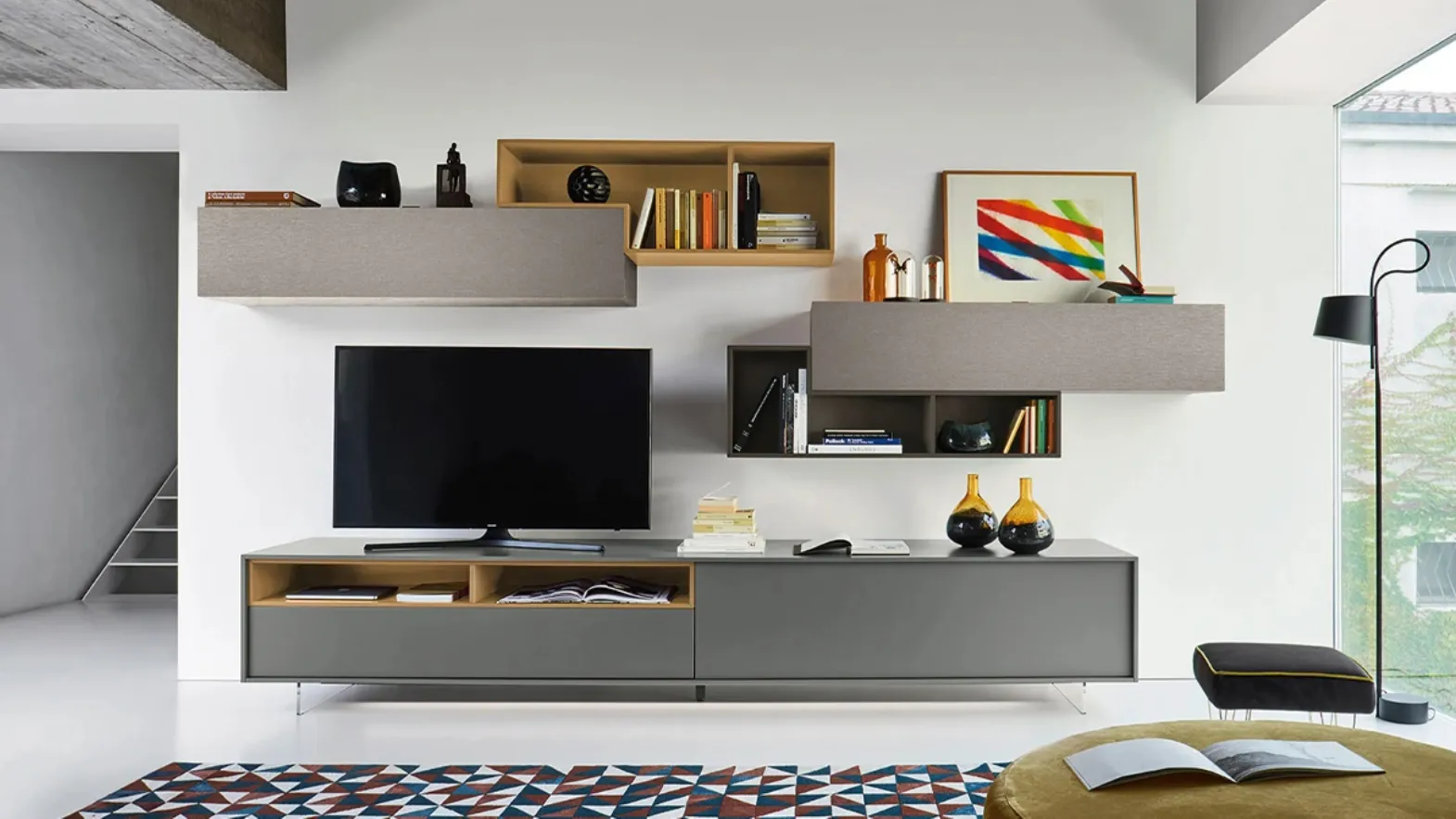 Lampo 042 Wall Unit by Sangiacomo