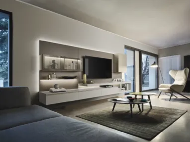 Lampo 053 wall unit by Sangiacomo.