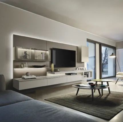 Lampo 053 wall unit by Sangiacomo.