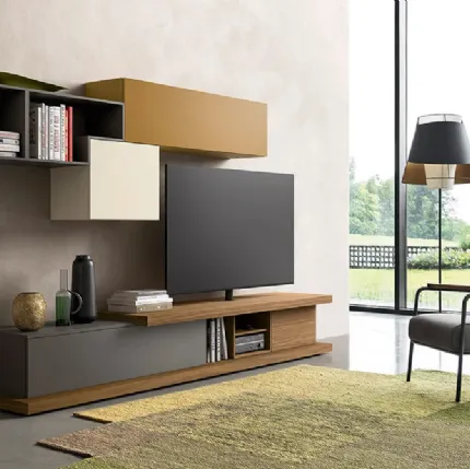 Lampo 055 wall unit by Sangiacomo.
