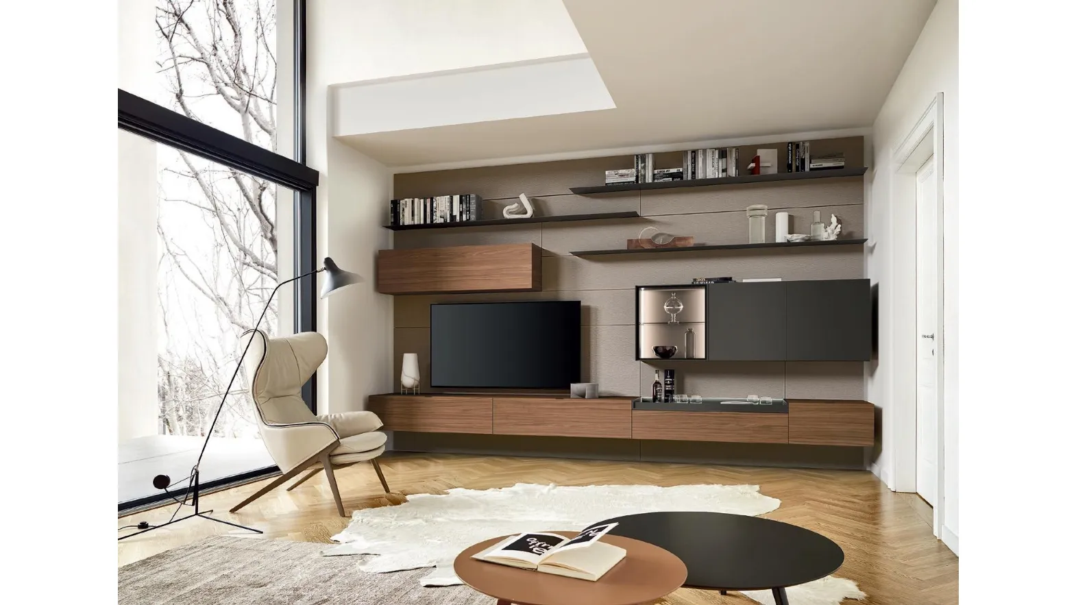 Lampo 186 wall unit by Sangiacomo