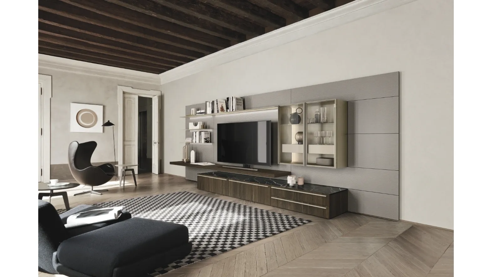 Lampo 198 Wall Unit by Sangiacomo