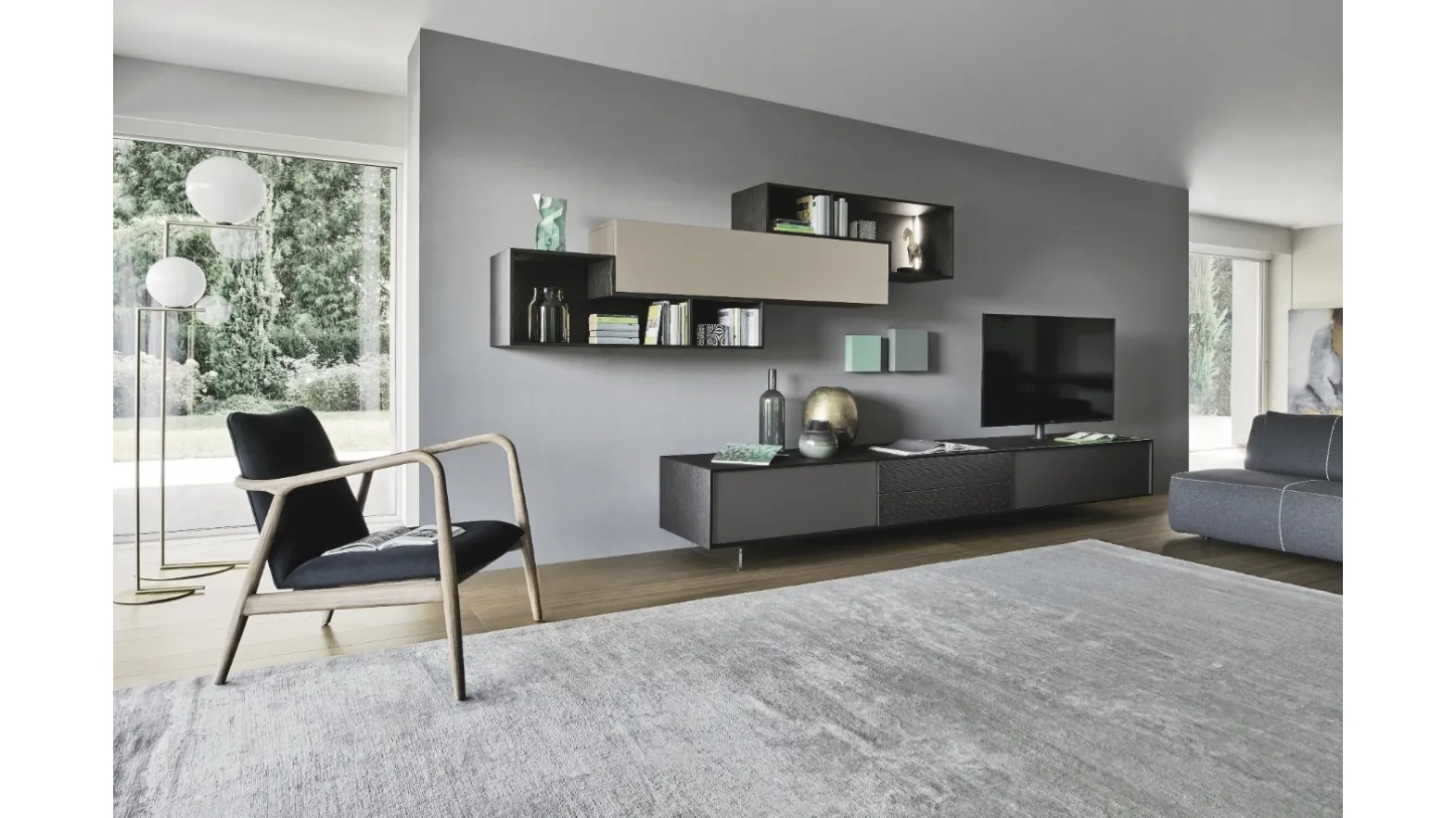 Lampo Riquadri 033 Wall Unit by Sangiacomo