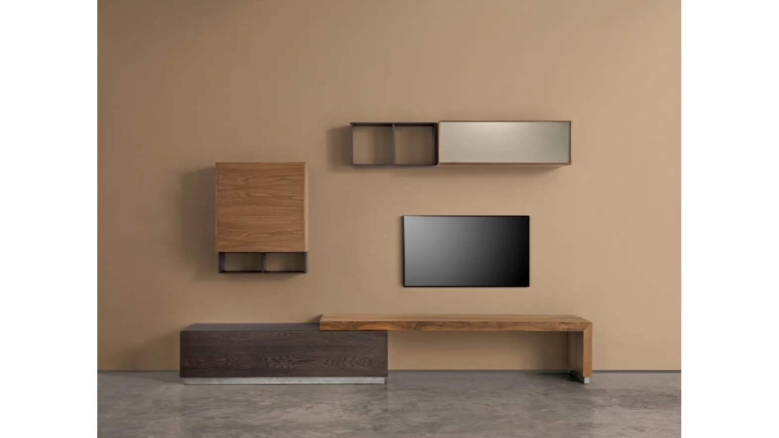Leonardo Geo 04 wall unit by Arte Brotto