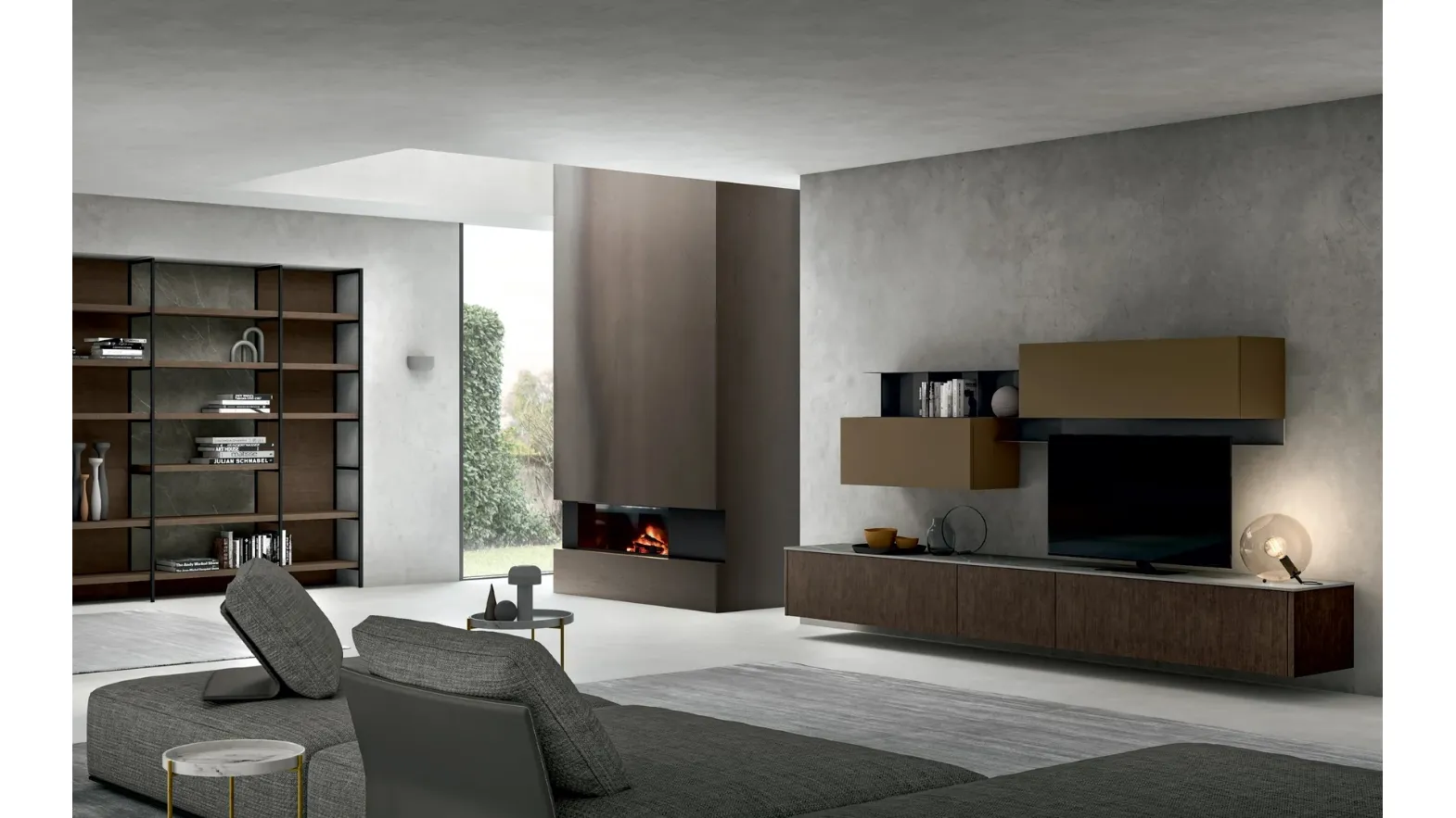 Asia Living Wall Unit by Arredo3