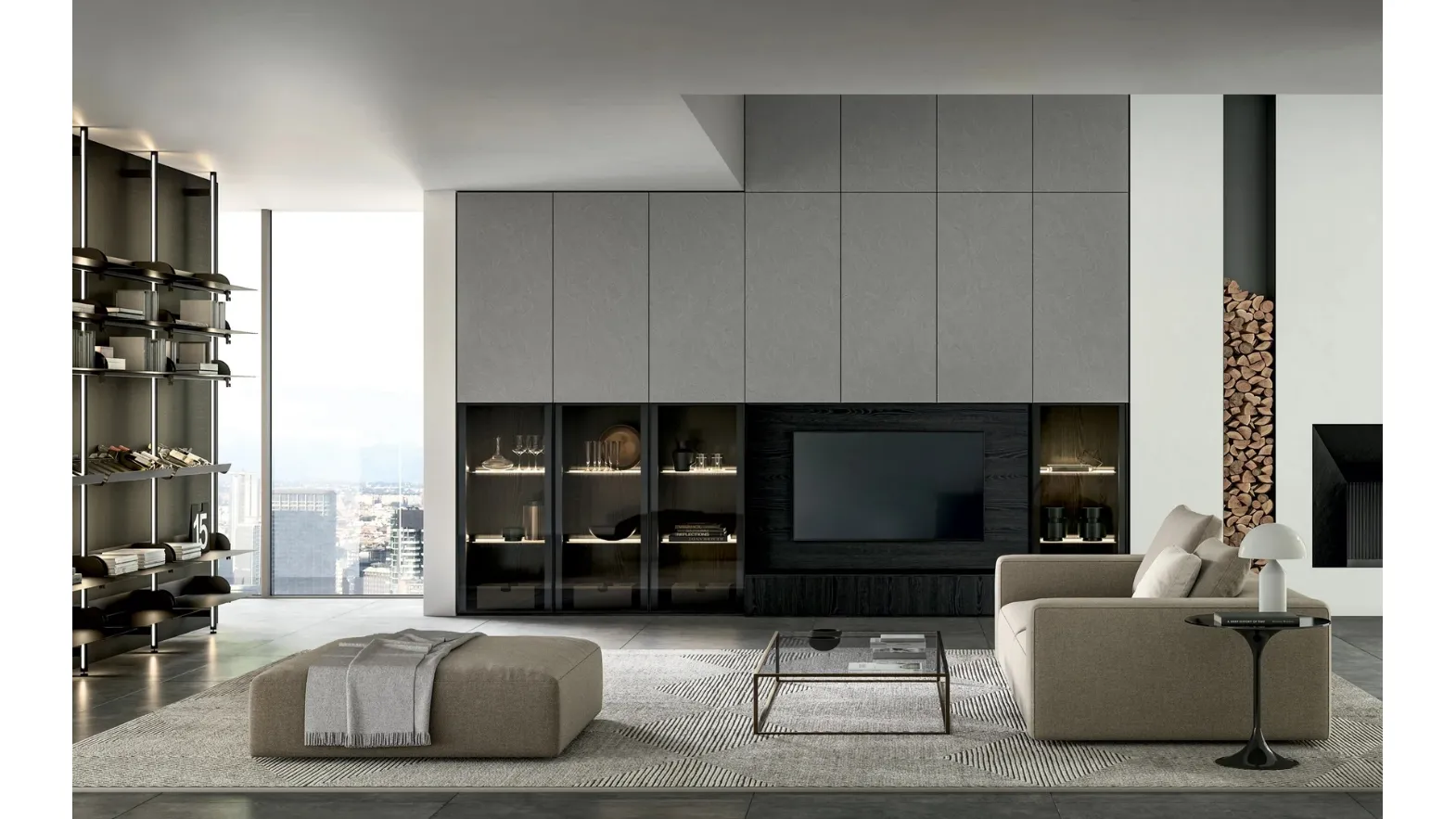 Kali Living Wall Unit by Arredo3
