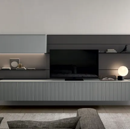 Living Time Wall Unit by Arredo3