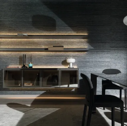 Suspended Pass Word Evolution 05 Wall Unit by Molteni & C