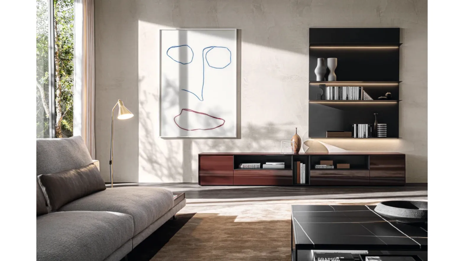 Pass Word Evolution 08 Wall Unit by Molteni & C