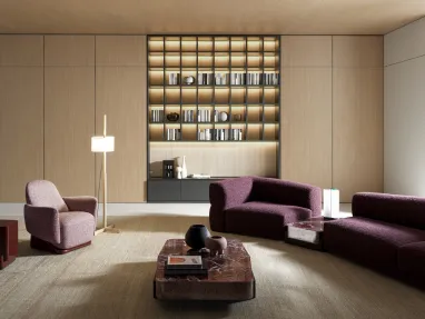 Wall library 505 UP SYSTEM 03 by Molteni & C
