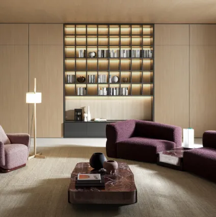 Wall library 505 UP SYSTEM 03 by Molteni & C