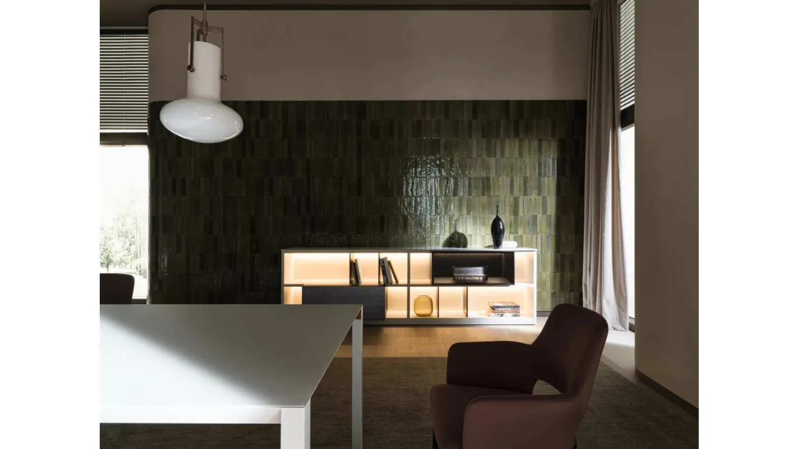 Bookcase 505 UP SYSTEM 09 by Molteni & C
