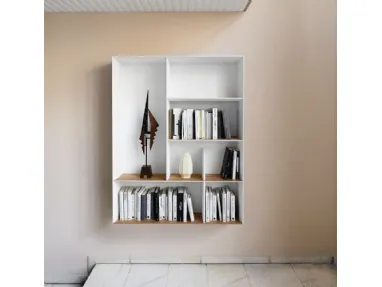 D-357-2 wall-mounted bookshelf by Molteni & C