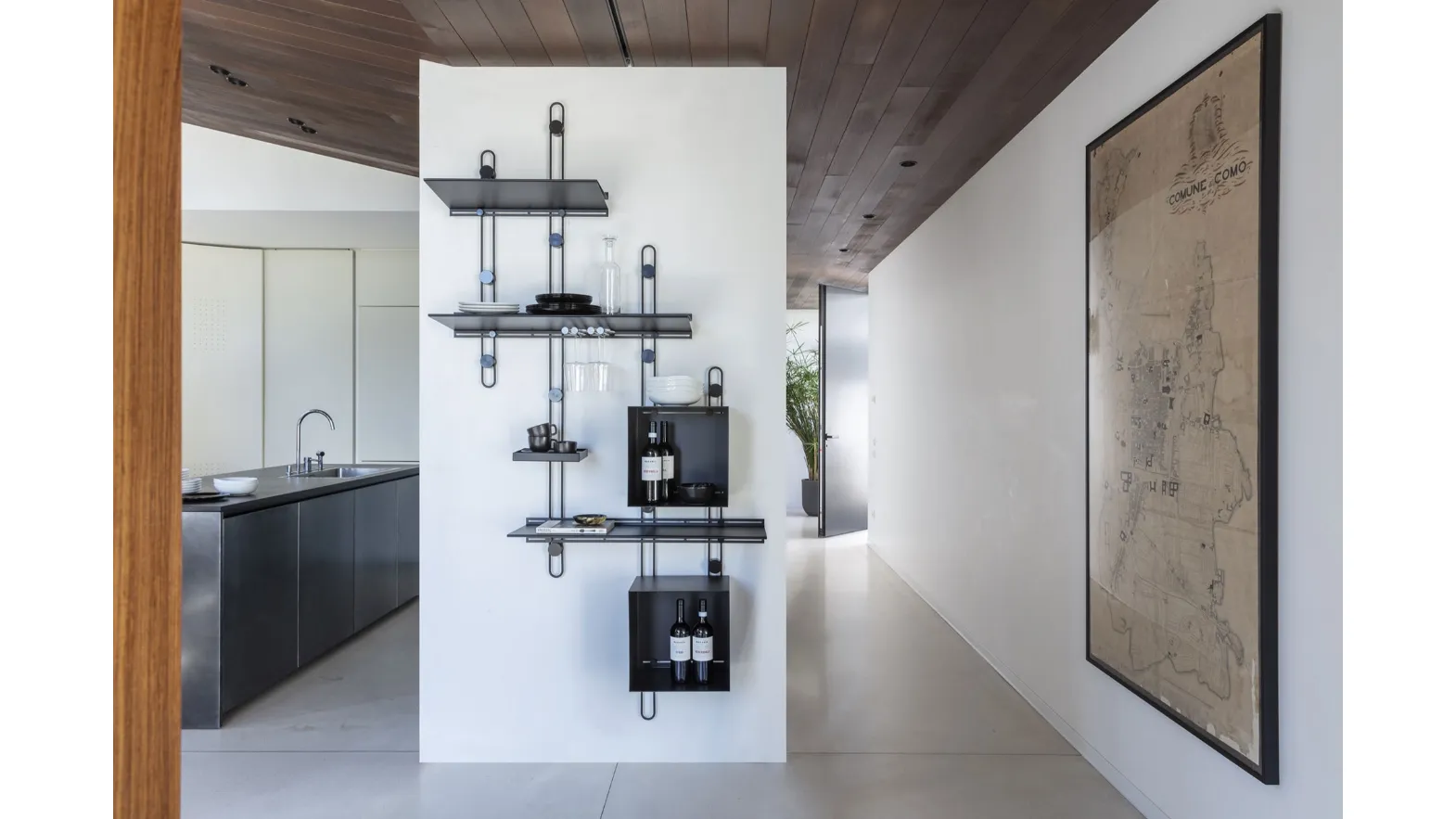 Free-Dot wall-mounted bookshelf by Mogg