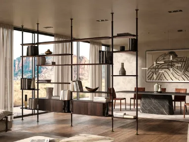 Harbour dividing bookcase by Cattelan Italia