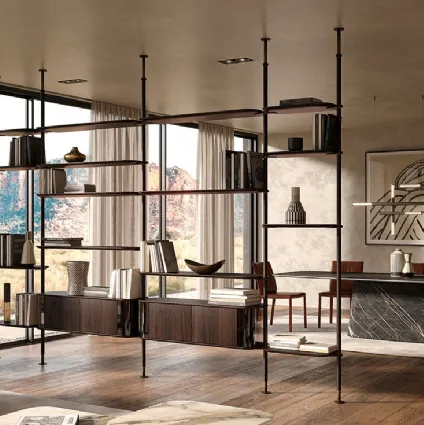 Harbour dividing bookcase by Cattelan Italia