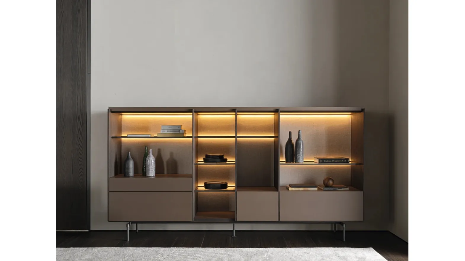 Logos Set 01 Bookcase by Molteni & C