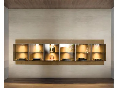 Pass-Word Grid Up Wall Unit Bookcase by Molteni & C