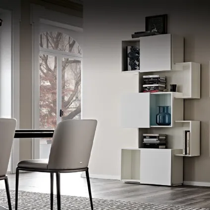 Bookcase with Piquant MDF structure by Cattelan Italia
