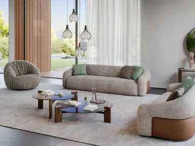 Baldwin linear sofa by Cattelan Italia