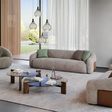 Baldwin linear sofa by Cattelan Italia