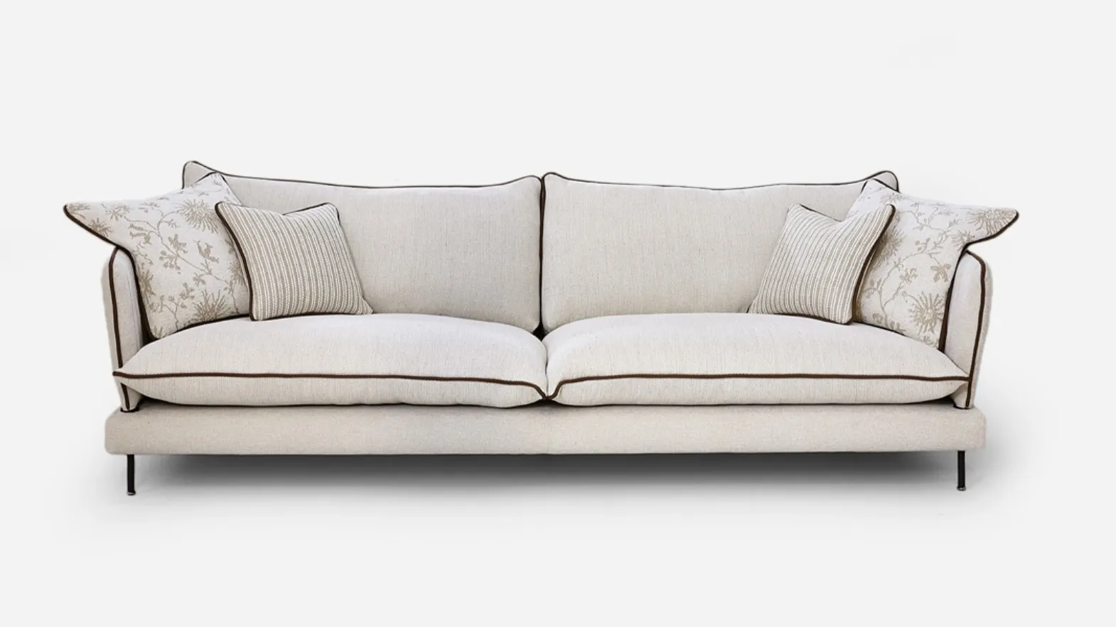 Linear sofa Brando by Pianca