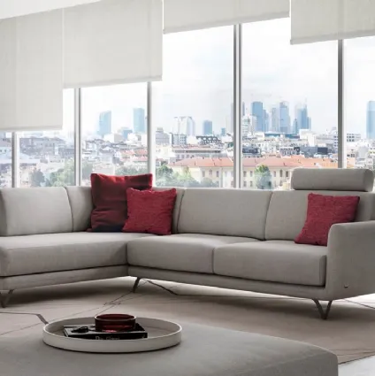 Modern sofa in fabric with removable cover Bristoldi Doimo Salotti