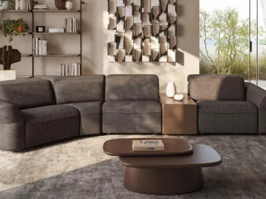 Natuzzi's Faraone relaxation sofa