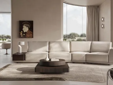 Natuzzi's Habita leather sofa