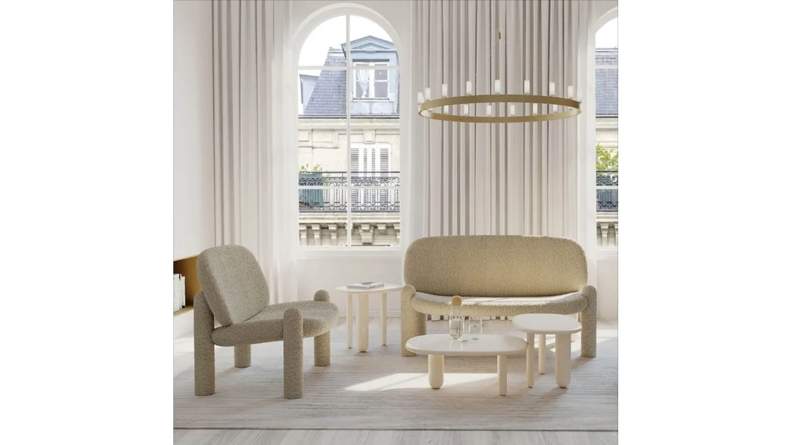 Driade's Tottori fabric sofa.