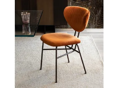 Chloe chair in velvet by Cattelan Italia