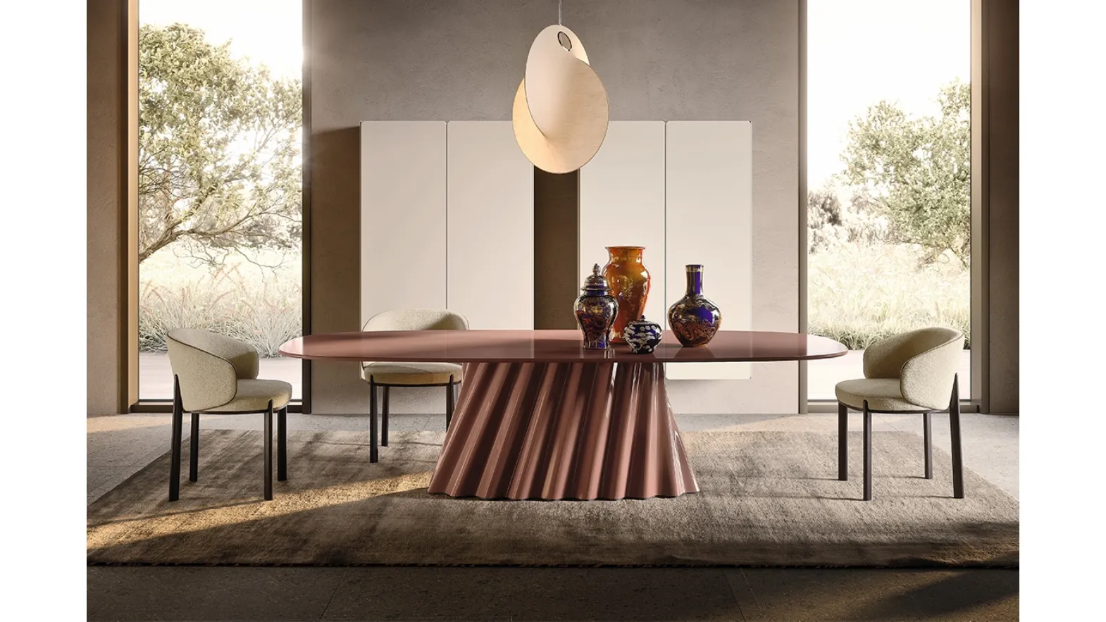 Costa upholstered chair by Pianca