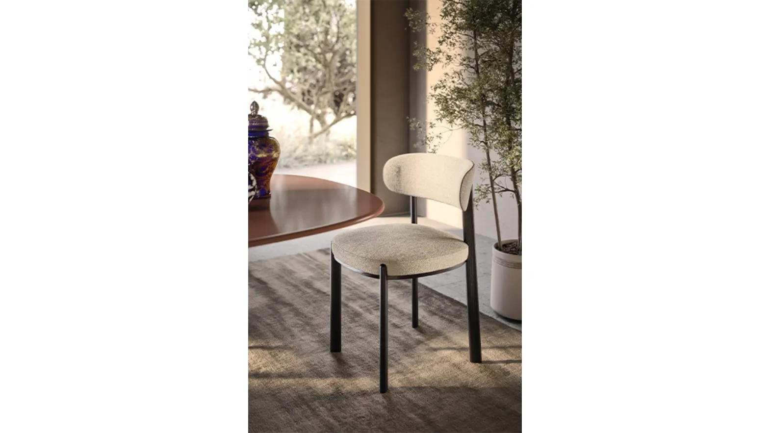 Costa upholstered chair by Pianca