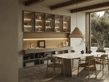 Lena wooden chair by Sangiacomo