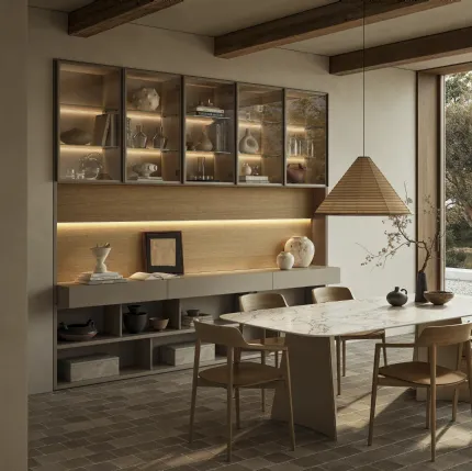 Lena wooden chair by Sangiacomo