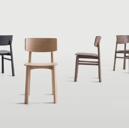 Lina wooden chair by Pianca