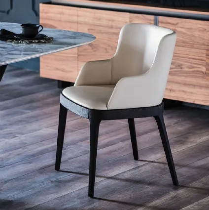 Magda chair with armrests by Cattelan Italia