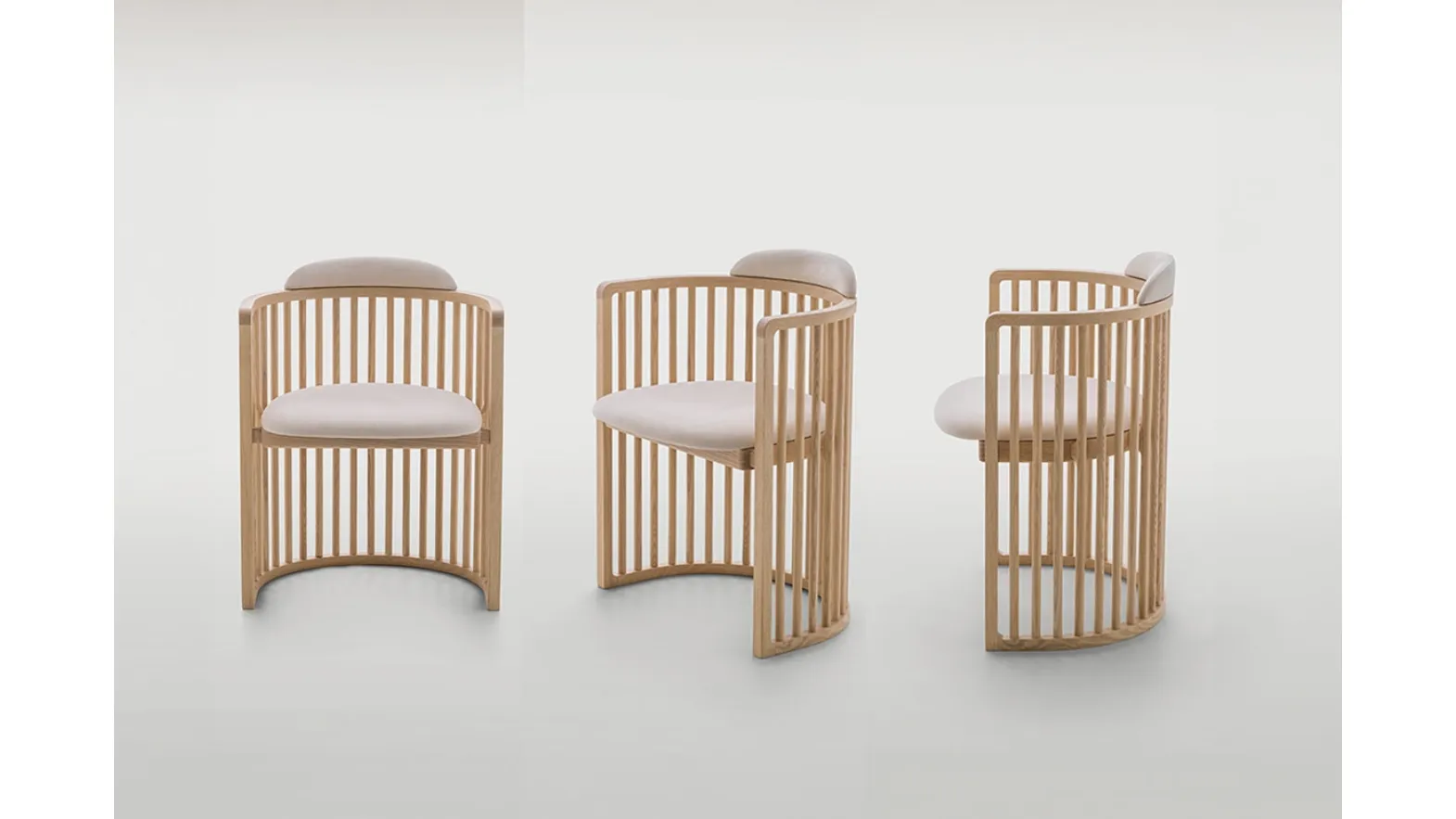 Palù chair by Pianca with upholstered seat
