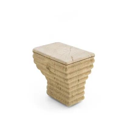 Stool Waves in solid Cedar wood by Riva1920.