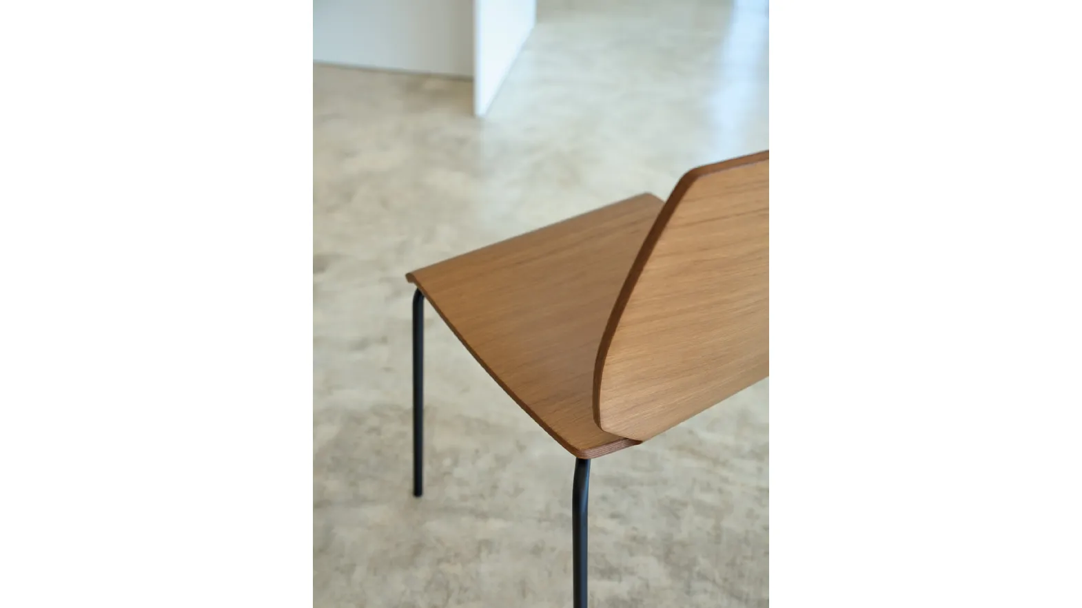 Wooden chair Shell S149 by Friulsedie
